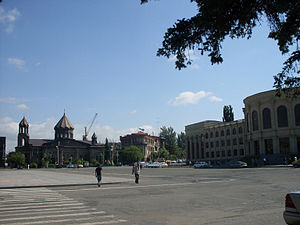 Vista panorâmica de Guiumri