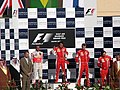 Image 19The podium ceremony at the 2007 Bahrain Grand Prix (from Bahrain)