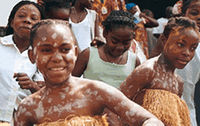 Bubi girls in Equatorial Guinea