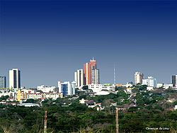 Partial view of Campo Mourao