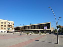 View on Dom kulture Čačak from square