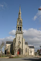 The Church of Saint-Pierre, in Hanvec