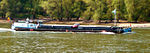 Péniche auf dem Rhein