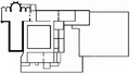 Plano de la iglesia y del antiguo convento