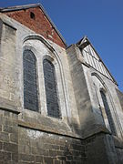 Le chevet de l'église.