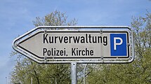 Hinweisschild