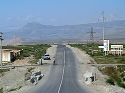 The border between Chong-Alay district and Alay district