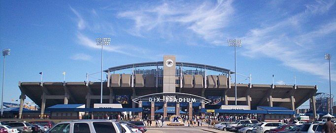 Outside main west stands, October 2008