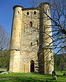 Archères en bêche, donjon du château d'Arques.