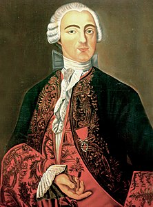 Pedro de Cevallos, premier vice-roi de la Vice-royauté du Río de la Plata en 1778.