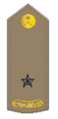 sous-lieutenant (arabe : ملازم)