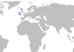 Distribución de A. aphyodes.