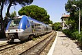 TER PACA service at Carry-le-Rouet station in 2010