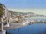 Il ponte degli Angeli (pont des Anges) alla foce di Nizza.