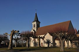 The church of Saint-Pierre, in Fougerolles