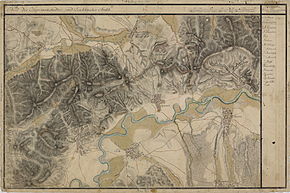 Porumbacu de Jos în Harta Iosefină a Transilvaniei, 1769-1773. (Click pentru imagine interactivă)