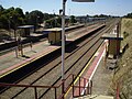 The now demolished Keswick station, with Adelaide Parklands Terminal in the background, 2007