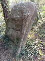 Menhir de Quélarn, vue depuis le talus