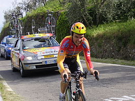 Tijdens de Ronde van Italië 2005