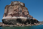 La Paz, Baja California Sur, Meksika yakınlarındaki Tabakalı Ada