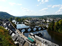 Skyline of Terrasson-Lavilledieu