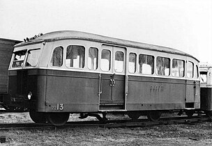 Autorail De Dion-Bouton ZZ 13 de la ligne du Blanc - Argent.