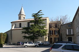 The church in Jonquerettes