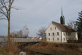 Altes Schulhaus Höri, Brücke über die Glatt