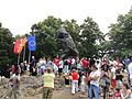 Celebrazione di Ilinden il 2 agosto 2011 a Mechkin Kamen, Repubblica di Macedonia.