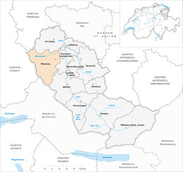 Mosnang – Mappa