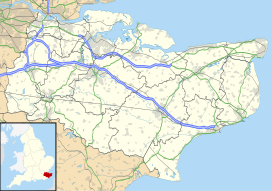 Map showing the location of Friezland Wood