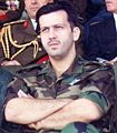 Maher al-Assad, frère du président Bachar el-Assad, général de la 4e division blindée.