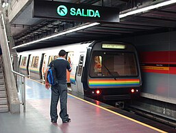 Estación del Metro de Caracas.