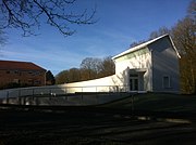 The Maison forestière Wilfred-Owen (2011) by Simon Patterson, dedicated to Wilfred Owen, commissioned by the mayor and inhabitants of the town of Ors (France).