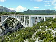 Pont sur l'Artuby ou pont de Chaulière.