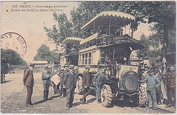 Autobus porte Maillot.