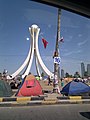 Image 41Protesters at the Pearl Roundabout just before it was demolished. (from Bahrain)