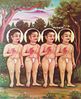 Four Kumaras (sons) of the Hindu God Brahma the creator