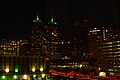 Left to right: Baylor Clinic, St. Luke's Hospital, and Texas Children's Hospital.