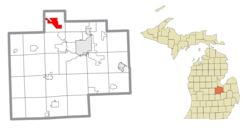 Location within Saginaw County