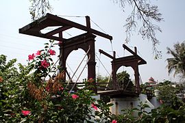 Le pont-levis dans la vieille ville de Jakarta.