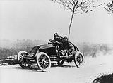 Marcel Renault's car at full speed a few kilometers before the accident.