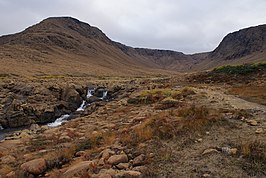 Een kabbelend beekje in het midden van de Tablelands