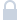 White lock icon