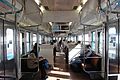 The interior of a KuHa 118 car in February 2012