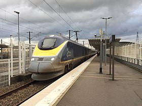 Eurostar 3015 en Calais - Fréthun