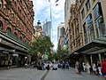 Pitt Street Mall dari King Street melihat selatan