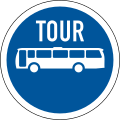 Tour buses only