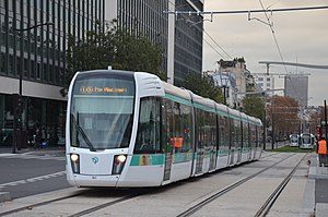 Linie T3b an der Porte d’Asnieres, 2018