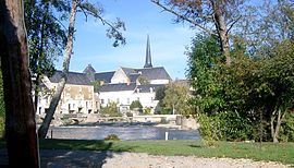 The weir, church and mill